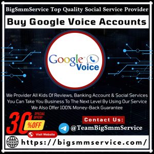 Buy Google Voice Accounts