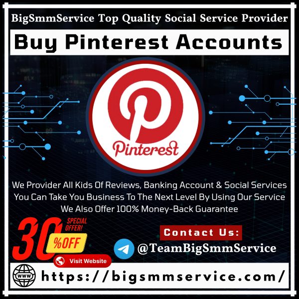 Buy Pinterest Accounts