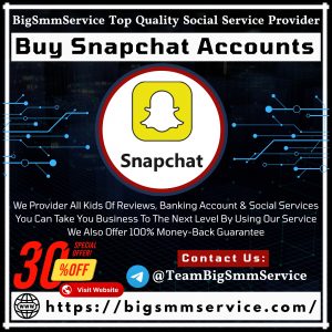 Buy Snapchat Accounts