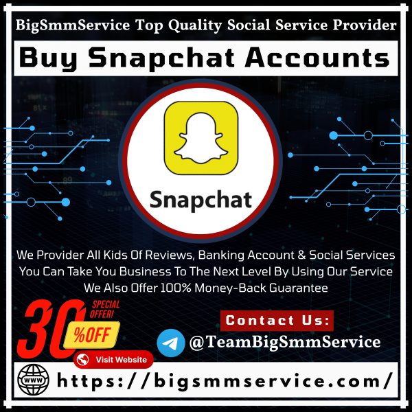 Buy Snapchat Accounts
