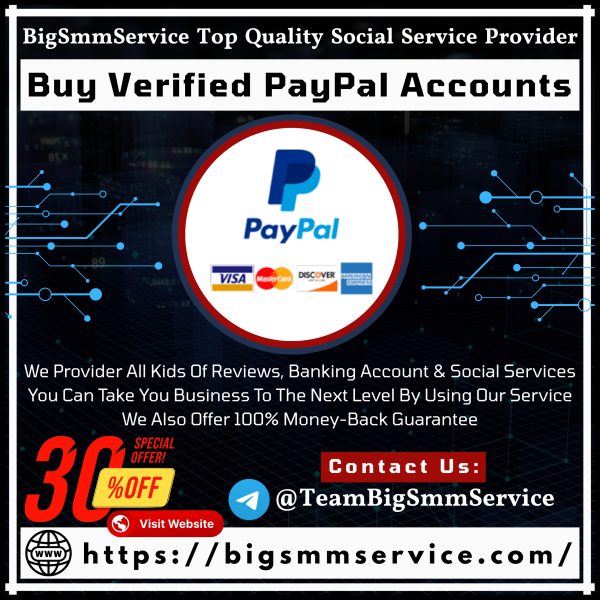 Buy Verified PayPal Accounts