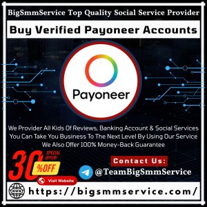 Buy Verified Payoneer Account