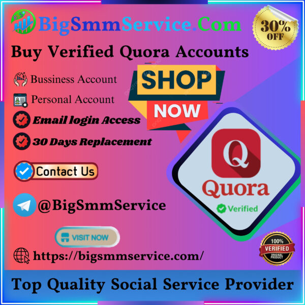 Buy Verified Quora Accounts