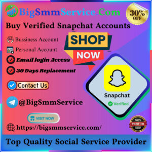 Buy Verified Snapchat Accounts