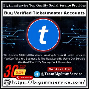Buy Ticketmaster Accounts