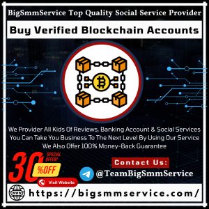 Buy Verified Blockchain Accounts