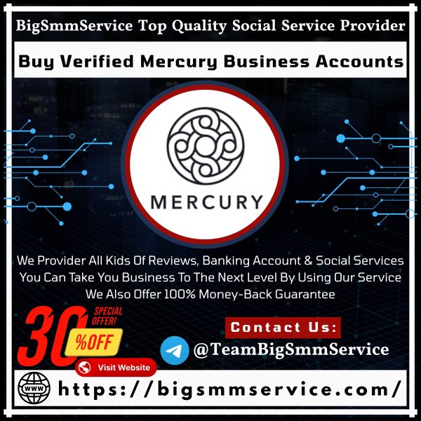 Buy Verified Mercury Business Accounts